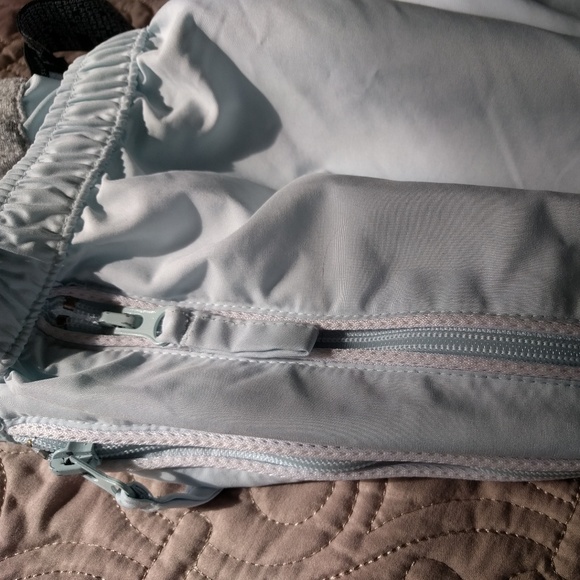 Bebe sports baby blue zippered track pants XS - Picture 2 of 7